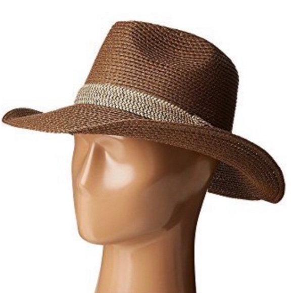 Outdoor Research Cira Straw Cowboy Hat in Walnut - Picture 4 of 6
